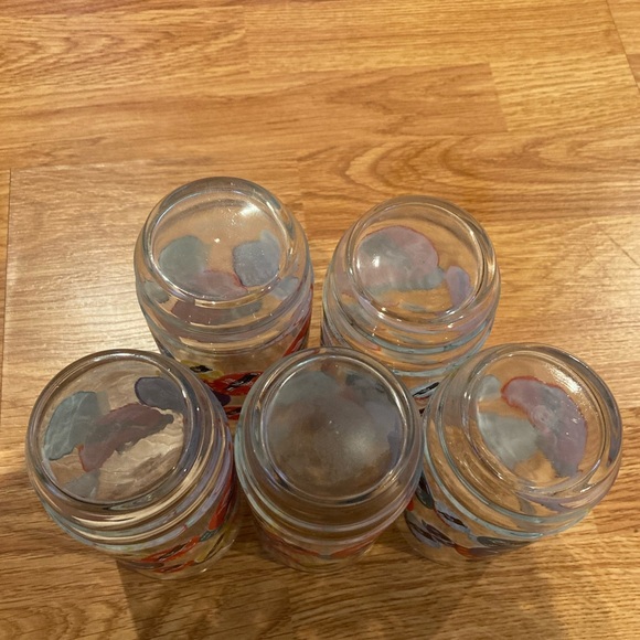 Vintage 1995 Coca Cola Always Glass Cup Set of 5 - Picture 4 of 8